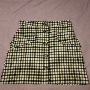 Plaid skirt